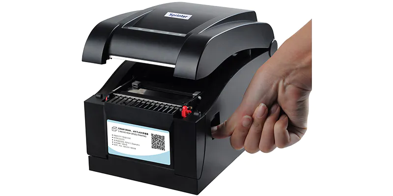 Xprinter handheld barcode label maker design for post