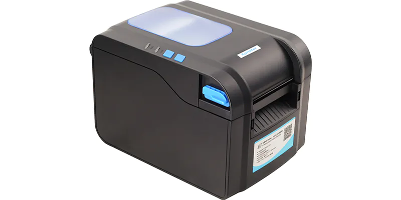 Xprinter bluetooth barcode labelprinter design for storage