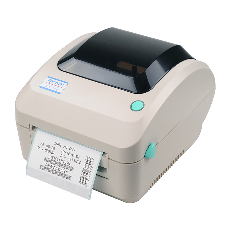 Impresora de lista rápida de etiquetas autoadhesivas térmicas Xprinter  XP-470E, estilo: USB (enchufe de EE. UU.)