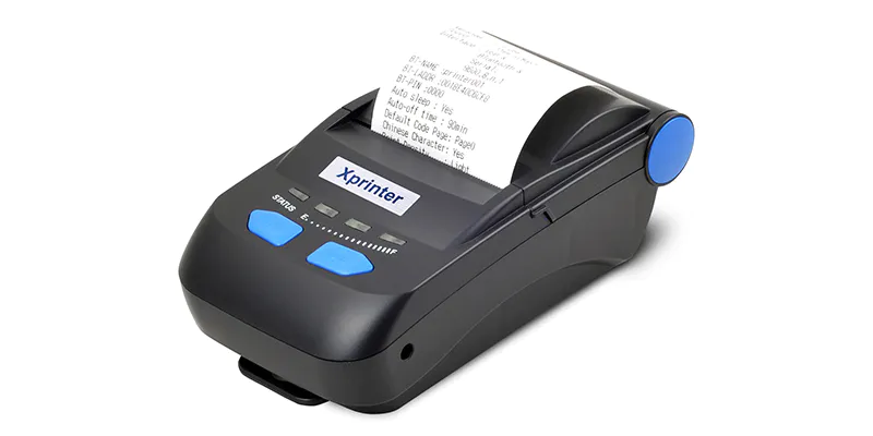Xprinter portable wireless portable receipt printer design for store