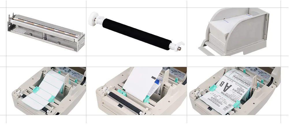 product labeling 4 inch thermal receipt printer customized for tax