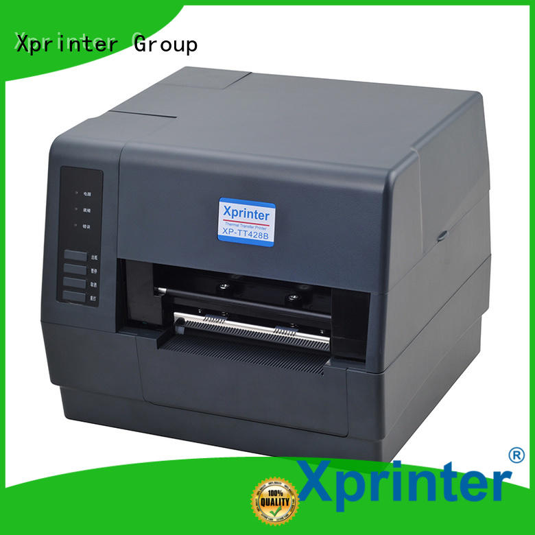Xprinter large capacity thermal transfer label printer with good price for shop