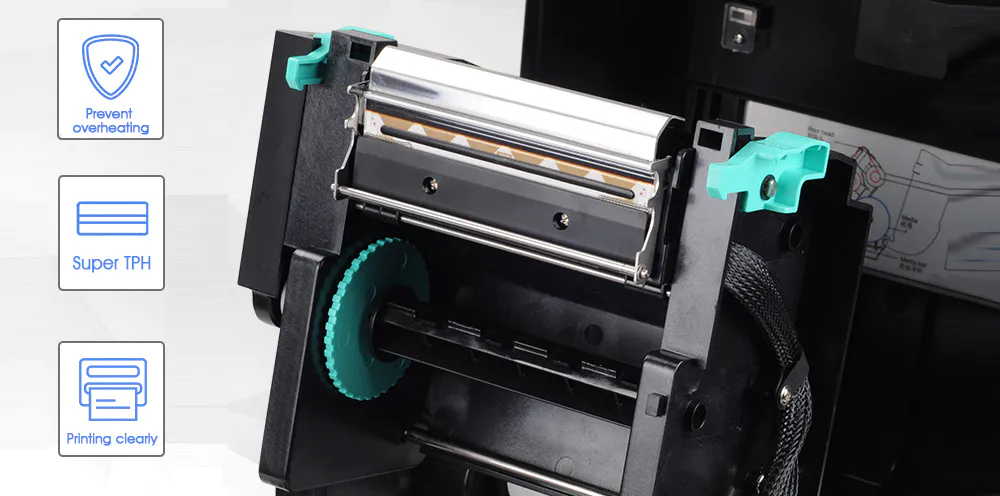 dual mode pos label printer design for store