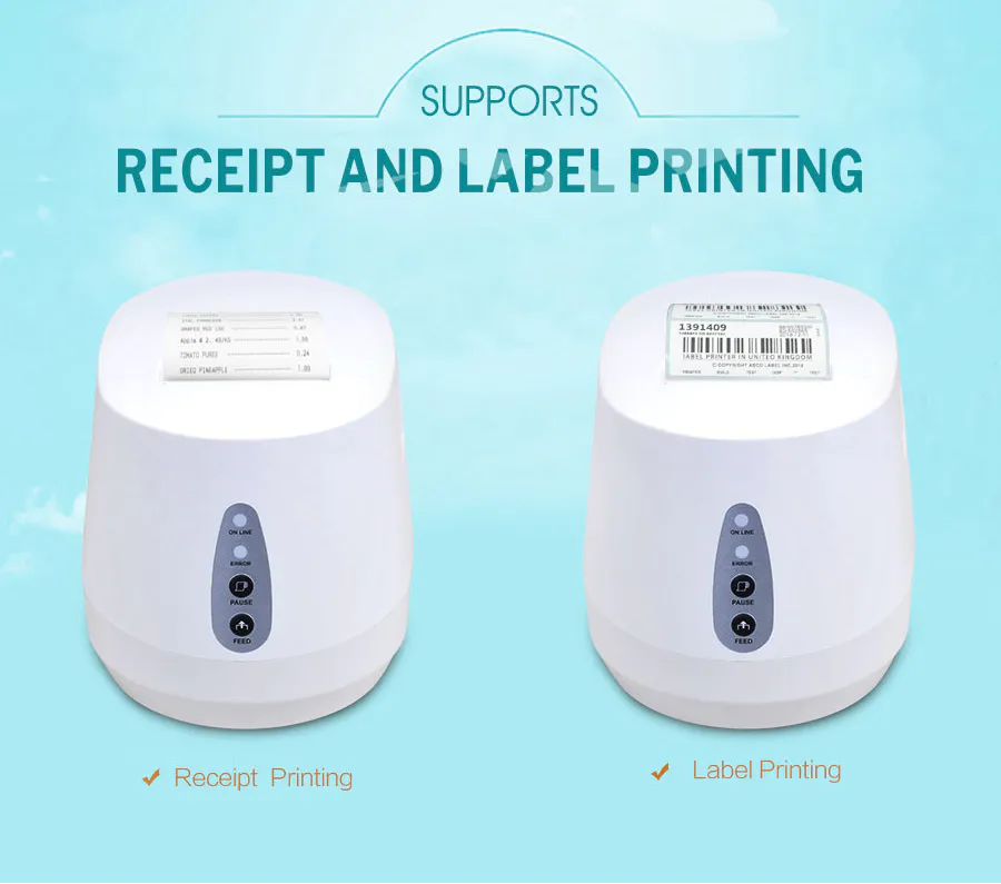 monochromatic 4 inch thermal receipt printer supplier for retail