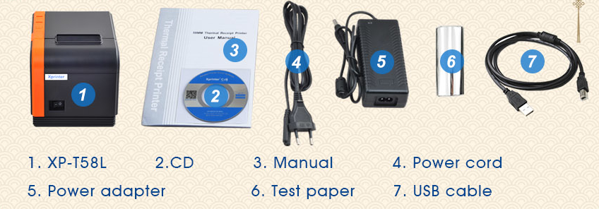 Xprinter 58mm portable mini thermal printer personalized for store-3