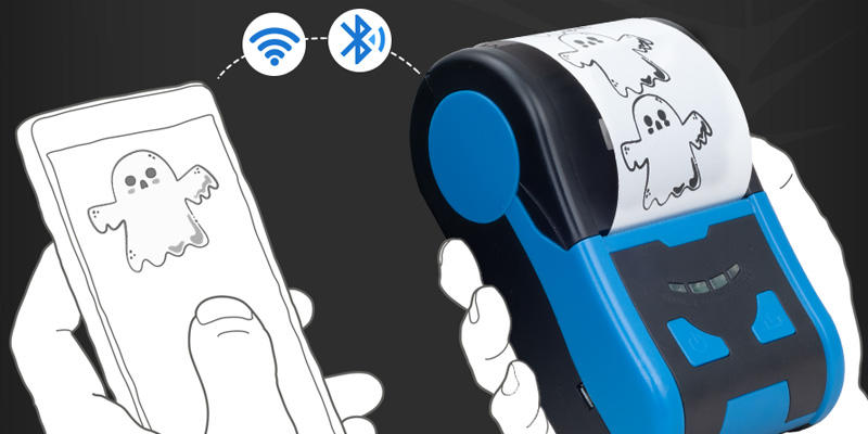dual mode wireless portable receipt printer design for tax
