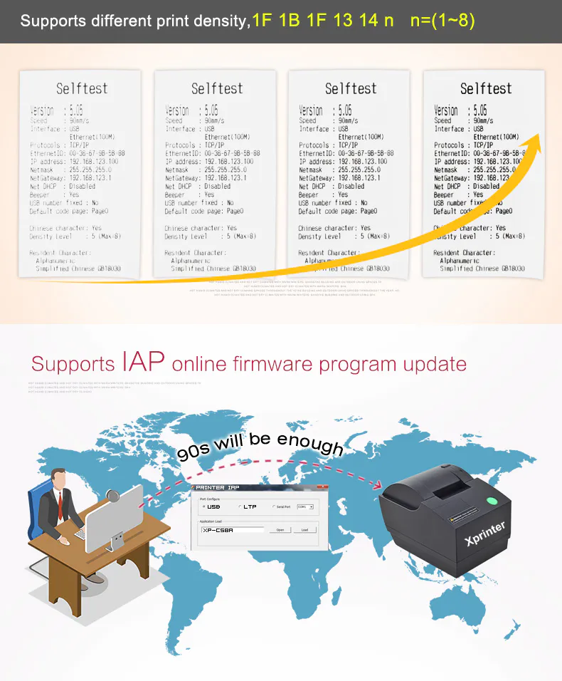 professional printer pos 58 supplier for store