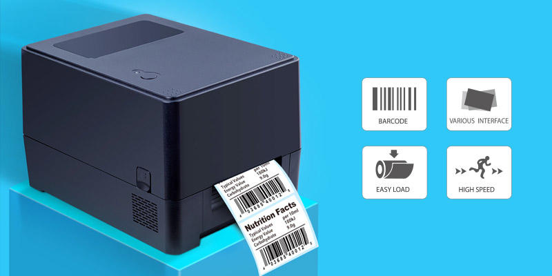 large capacity direct thermal label printer with good price for shop