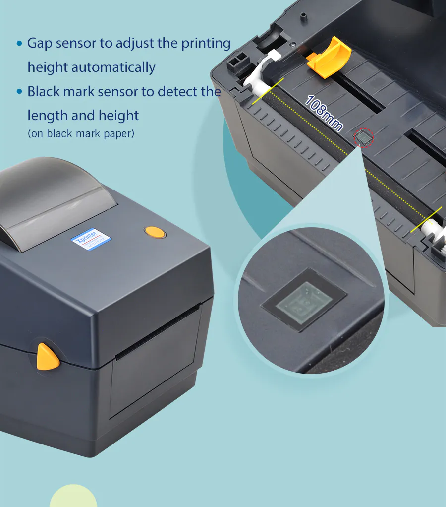 Xprinter small barcode label printer customized for tax