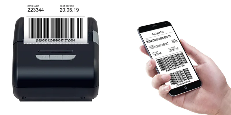 Xprinter bluetooth label printer series for store