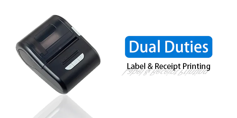 dual mode portable label printer manufacturer for retail