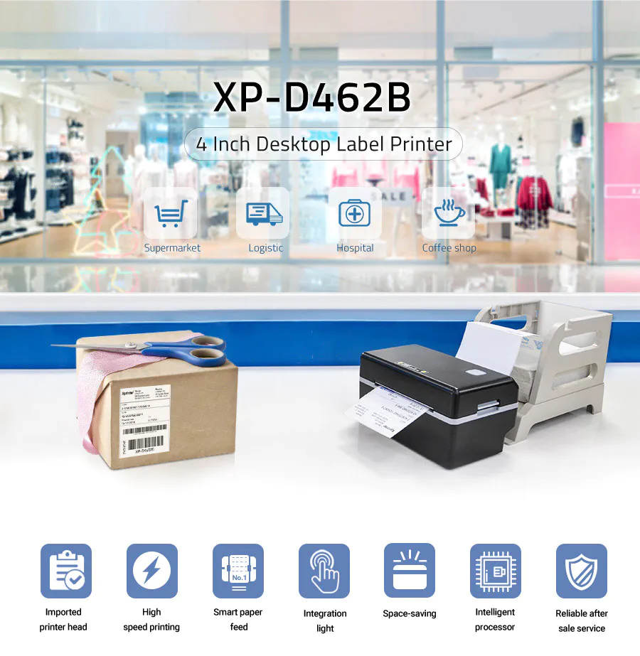 Xprinter portable barcode label printer from China for store