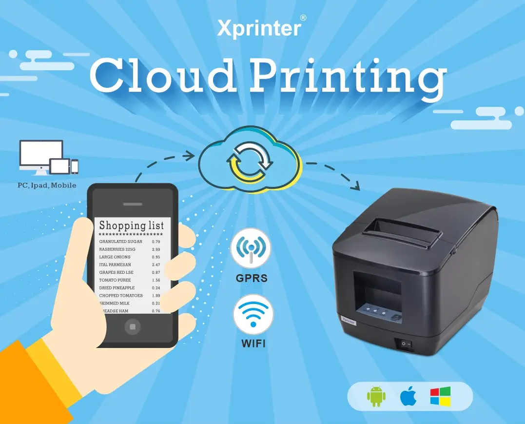 The 7 Advantages of Xprinter Cloud Printing and Applications of Cloud POS Printers in 2025