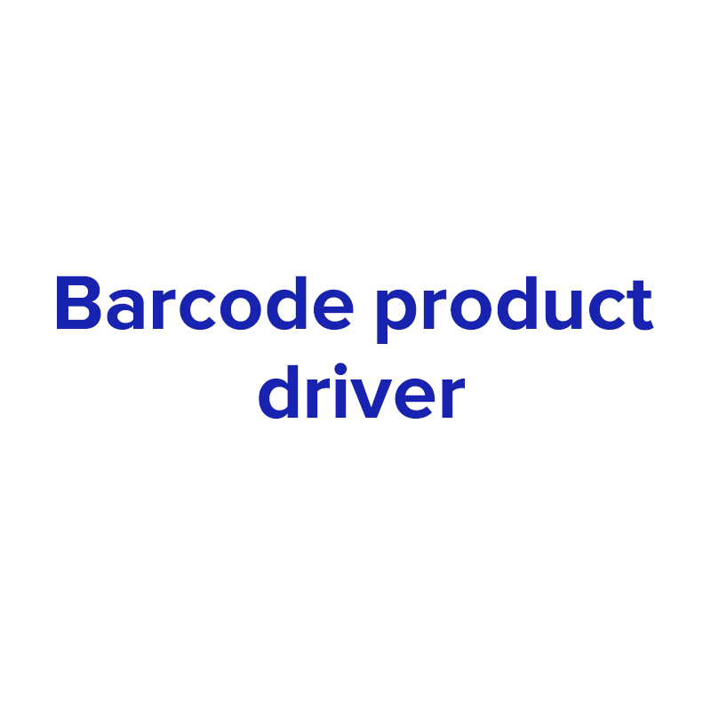 Barcode product driver